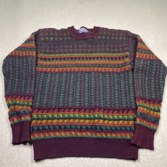 Pendleton Other - Vintage Pendleton Sweater Mens Medium Small Virgin Wool Lobo Crewneck Knit USA